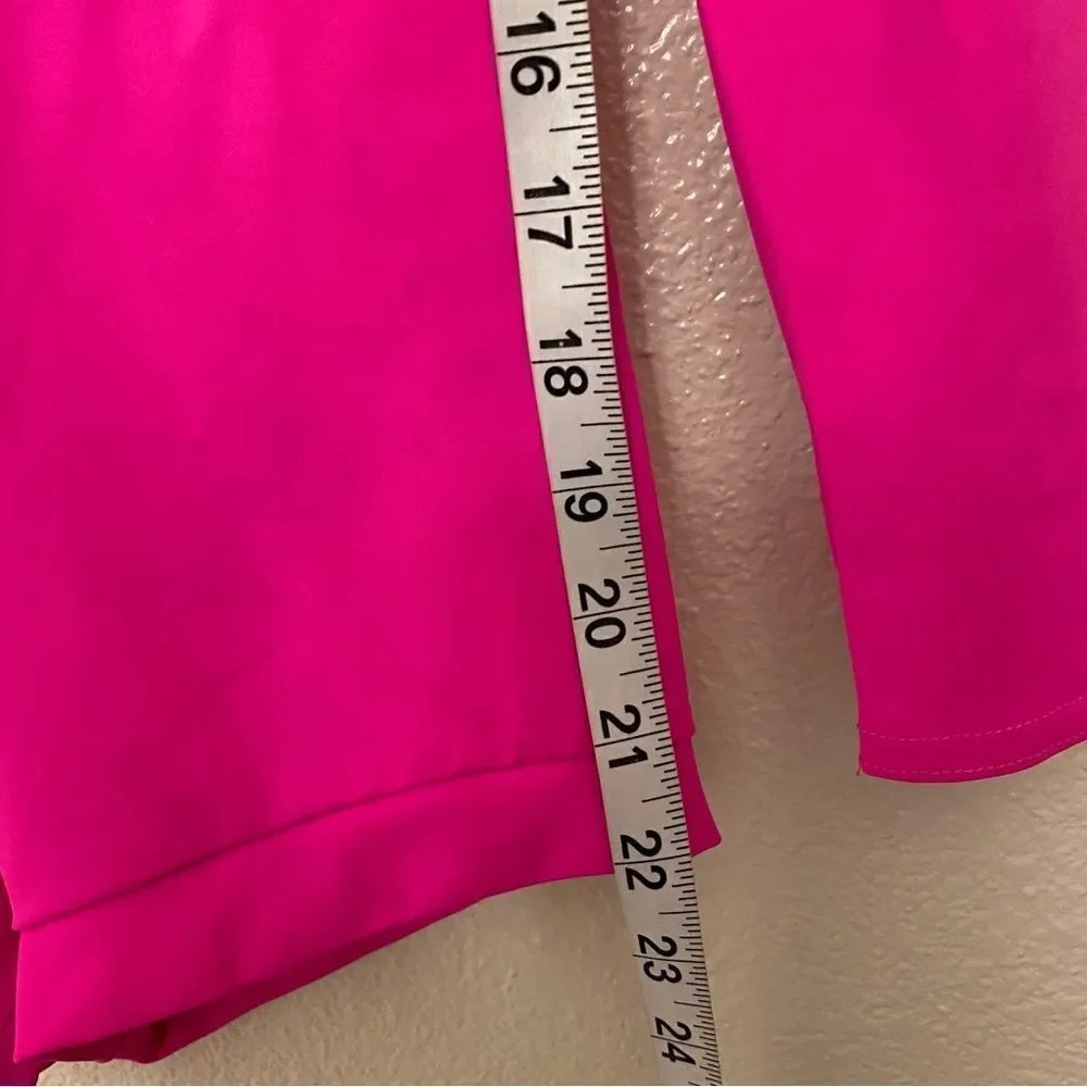 Weissman Dance costume hot pink sassy sequin biketard Bom Bom 11524 Child LC - Picture 6 of 10